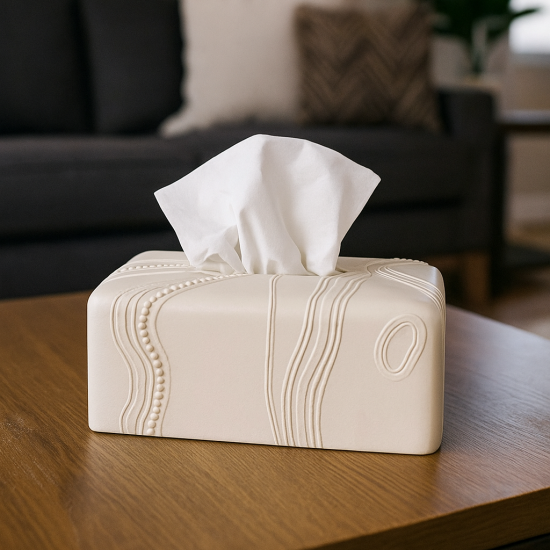 Porcelain Tissue Box